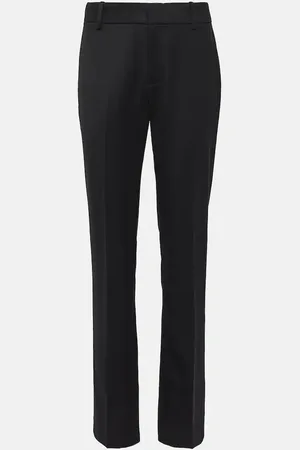 NILI LOTAN Evan wool straight pants