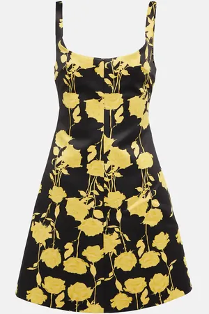 EMILIA WICKSTEAD Talia floral taffeta faille minidress