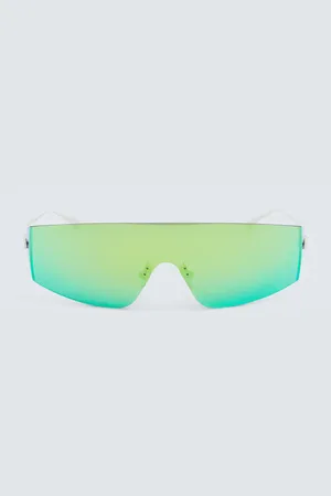 Bottega Veneta Mask flat-top sunglasses