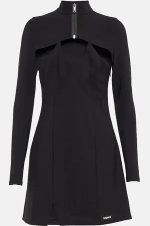 COPERNI Cutout wool-blend minidress