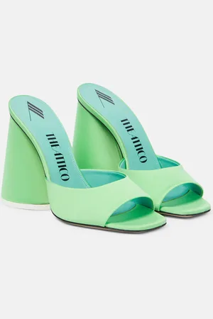 The Attico Luz satin mules