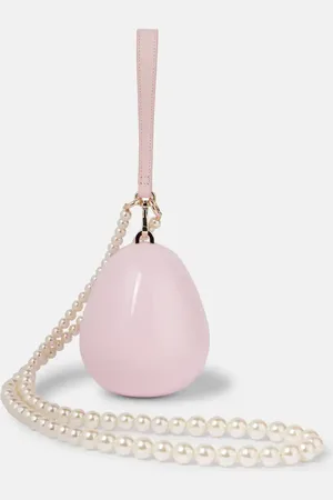 Simone Rocha Egg Micro leather-trimmed crossbody bag