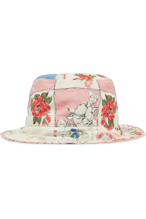 ZIMMERMANN Reversible cotton bucket hat
