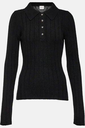 Khaite Hans ribbed-knit cashmere sweater