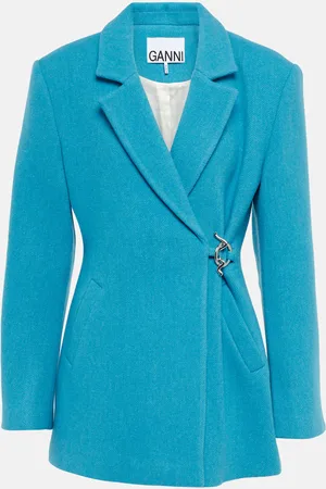 Ganni Wool-blend blazer