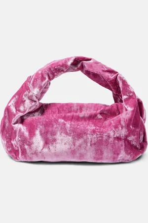 DRIES VAN NOTEN Twist Small velvet shoulder bag
