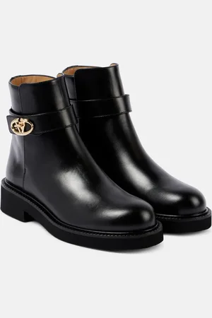 VALENTINO GARAVANI VLogo Locker leather bootie