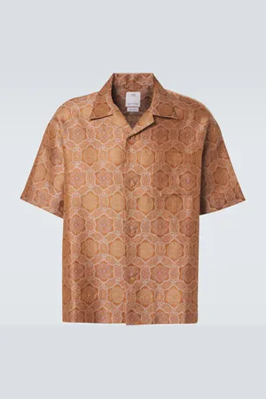 VISVIM Silk and linen jacquard shirt