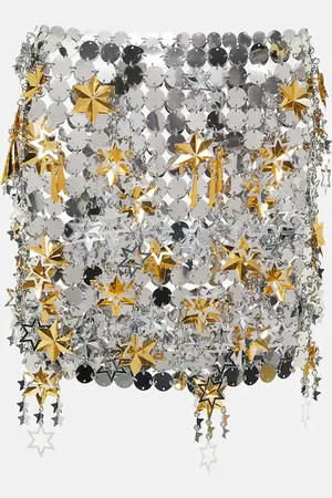 Paco rabanne Embellished miniskirt