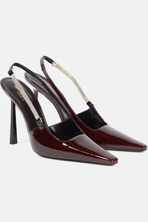 Saint Laurent Blake 110 patent leather slingback pumps