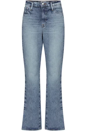 Frame Le Drew high-rise straight jeans