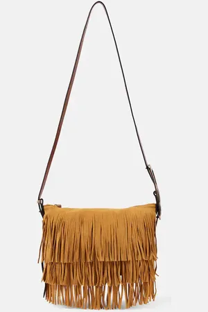 Isabel Marant Leyden Mini fringed suede shoulder bag