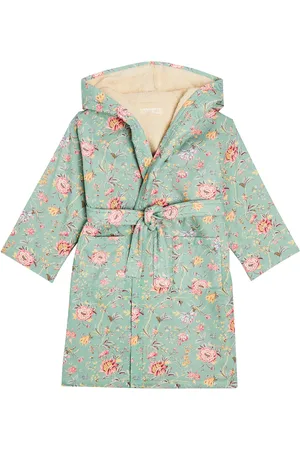 Louise Misha Leilou floral cotton bathrobe