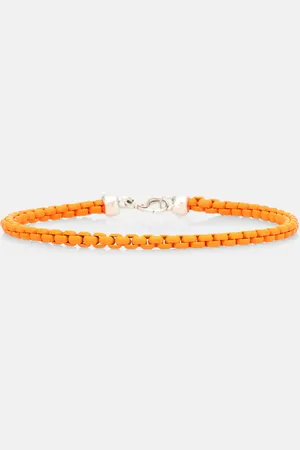 Eera EÃ©ra Giada 18kt white gold and silver anklet