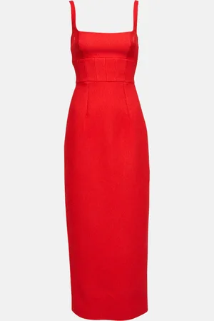 EMILIA WICKSTEAD Martel cloquÃ© midi dress