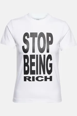 Vetements Slogan cotton T-shirt