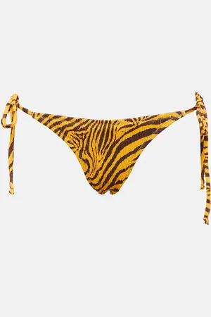 Reina Olga Miami tiger-print bikini bottoms