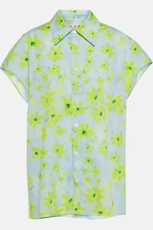 Marni Floral cotton shirt