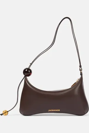 Jacquemus Bisou Perle Large leather shoulder bag