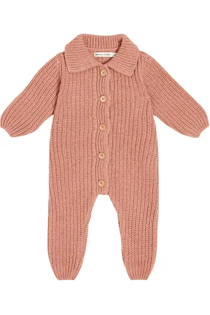 The New Society Baby ribbed-knit onesie