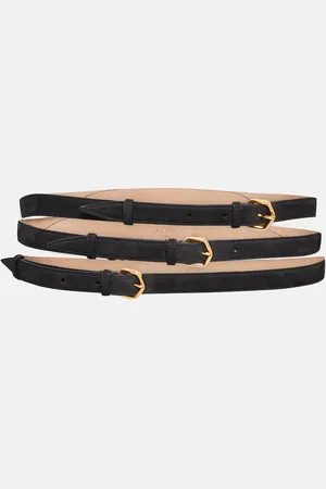Alaïa AlaÃ¯a Multi slim leather belt