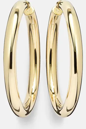 Jennifer Fisher Jamma 10kt -plated hoop earrings