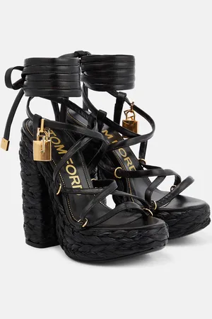 Tom Ford Leather platform sandals