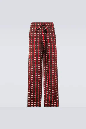 WALES BONNER X Lubaina Himid checked pants