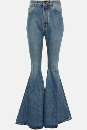 Alaïa AlaÃ¯a High-rise flared jeans