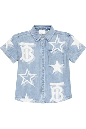 Burberry TB Monogram denim shirt