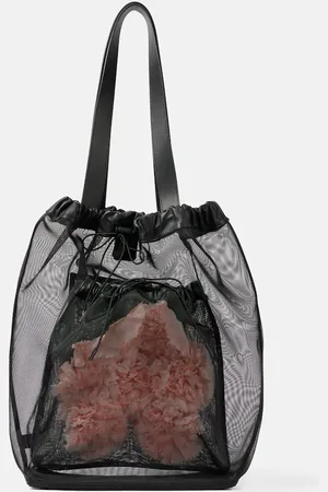 Simone Rocha Carnation Pocket leather-trimmed tote bag