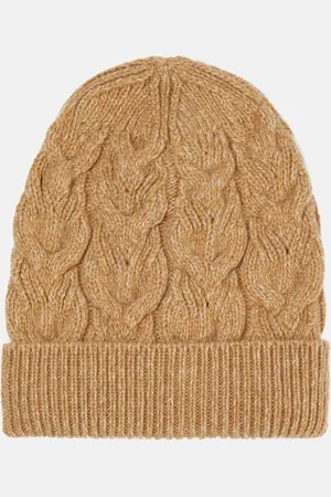 Loro Piana Cable-knit cashmere beanie