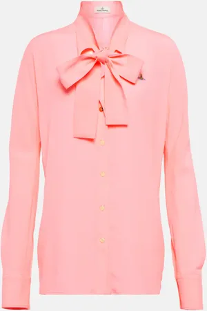 Vivienne Westwood Tie-neck crÃªpe blouse