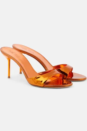 PARIS TEXAS Lidia 70 metallic leather sandals