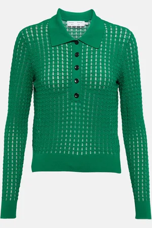 Proenza Schouler White Label cotton-blend polo top