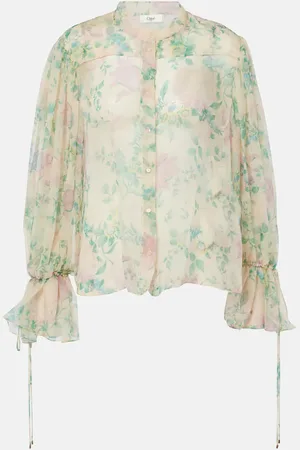 Chloé ChloÃ© Sheer silk top