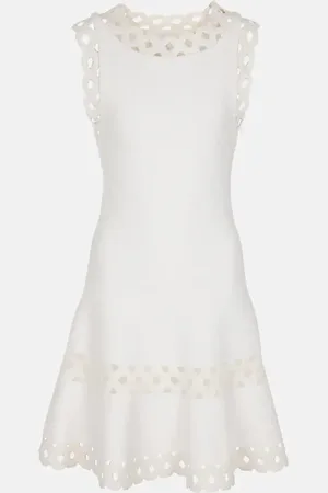 Alaïa AlaÃ¯a Vienne wool-blend minidress