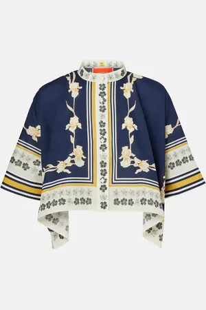 La DoubleJ Foulard printed cotton shirt