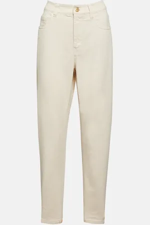 Brunello Cucinelli High-rise cotton pants