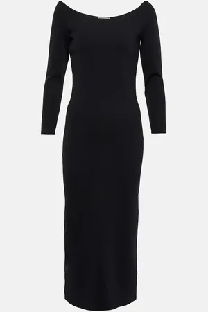 The Row Coralinda scuba midi dress