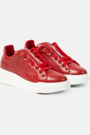 Max Mara Maxi leather sneakers
