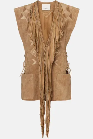Isabel Marant Dalila fringed suede vest