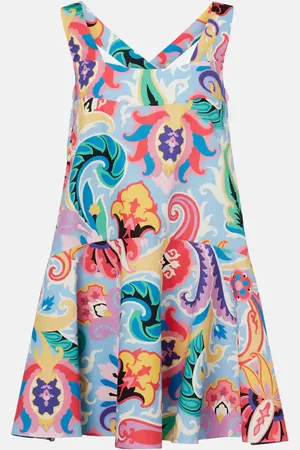 Etro Printed cotton minidress