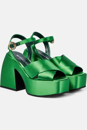 NODALETO Bulla Joni satin platform sandals
