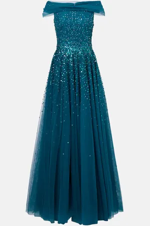 Jenny Packham Bee crystal-embellished gown