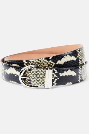 Khaite Bambi snake-effect leather belt