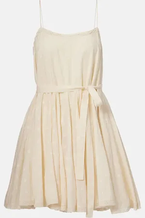 ULLA JOHNSON Beatriz cotton dobby minidress