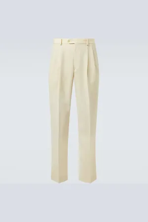Auralee Wool and mohair straight pants