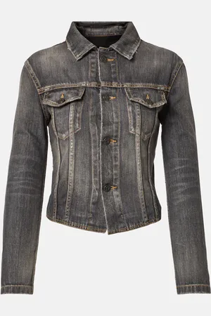 Balenciaga Lace-up denim jacket