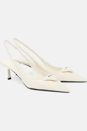 Prada Patent leather slingback pumps